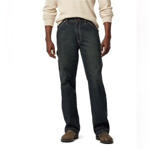 Levi Strauss Signature Men's Carpenter Blue Jeans 36x32 NEW Workwear Heavy Duty